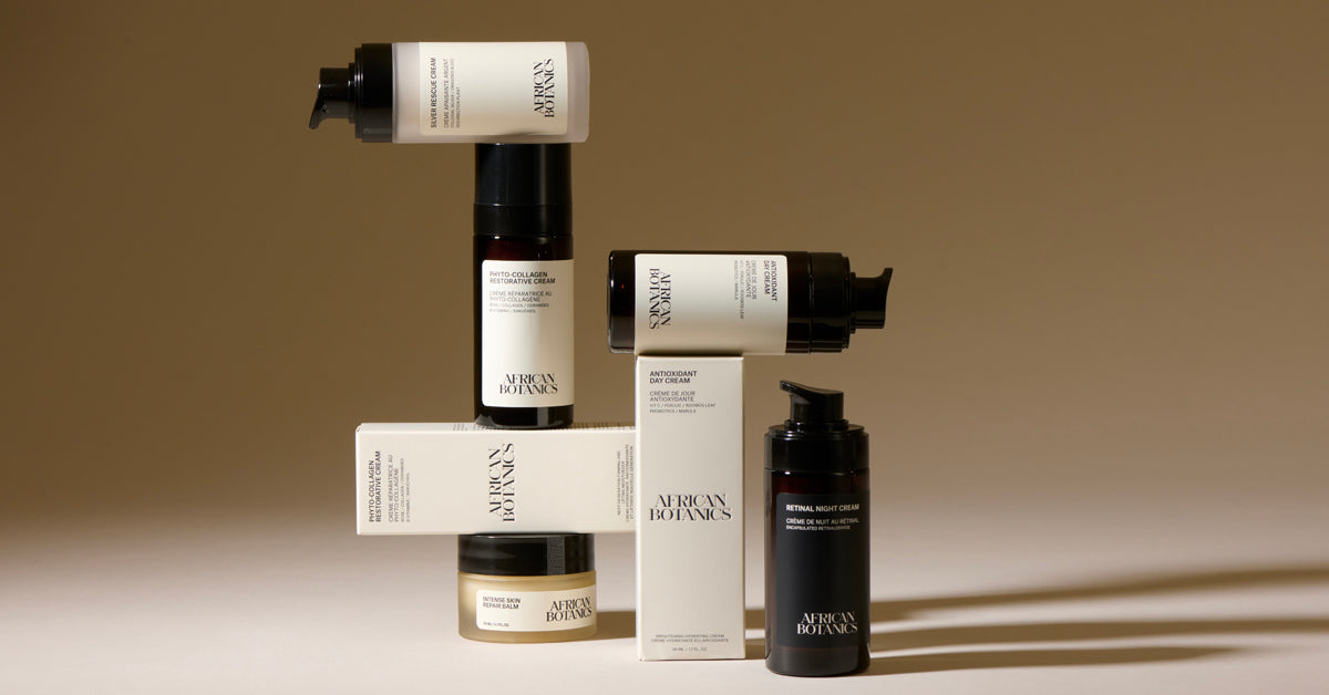 African botanical skincare products